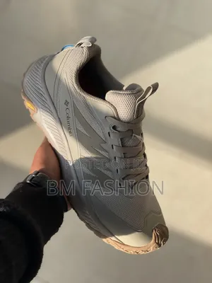 Columbia Outdoor Sneaker Featuring a Light Grey Mesh Upper