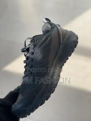 Black Columbia Waterproof Outdoor Sneaker Featuring a Textured Sole