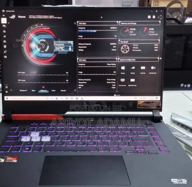 New Laptop Asus ROG Strix G15 16GB AMD Ryzen 9 SSD 512GB