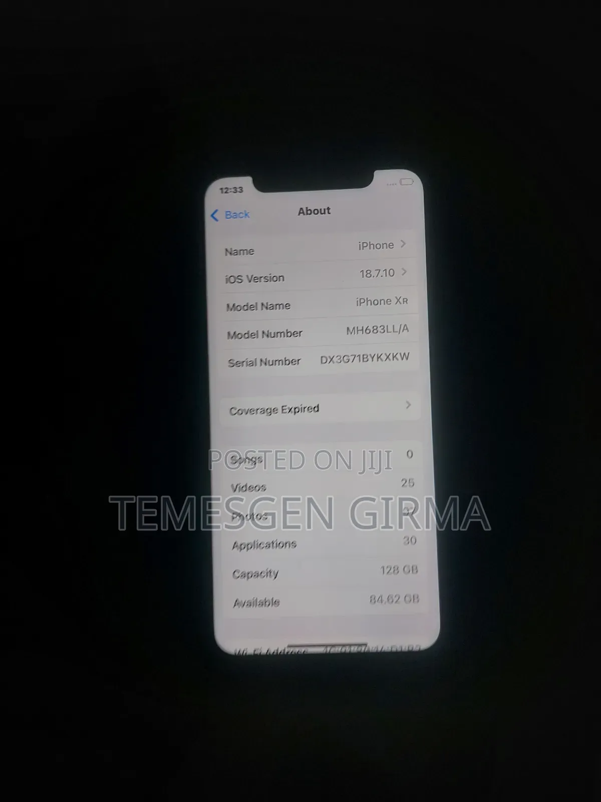 Apple iPhone XR 128 GB Black