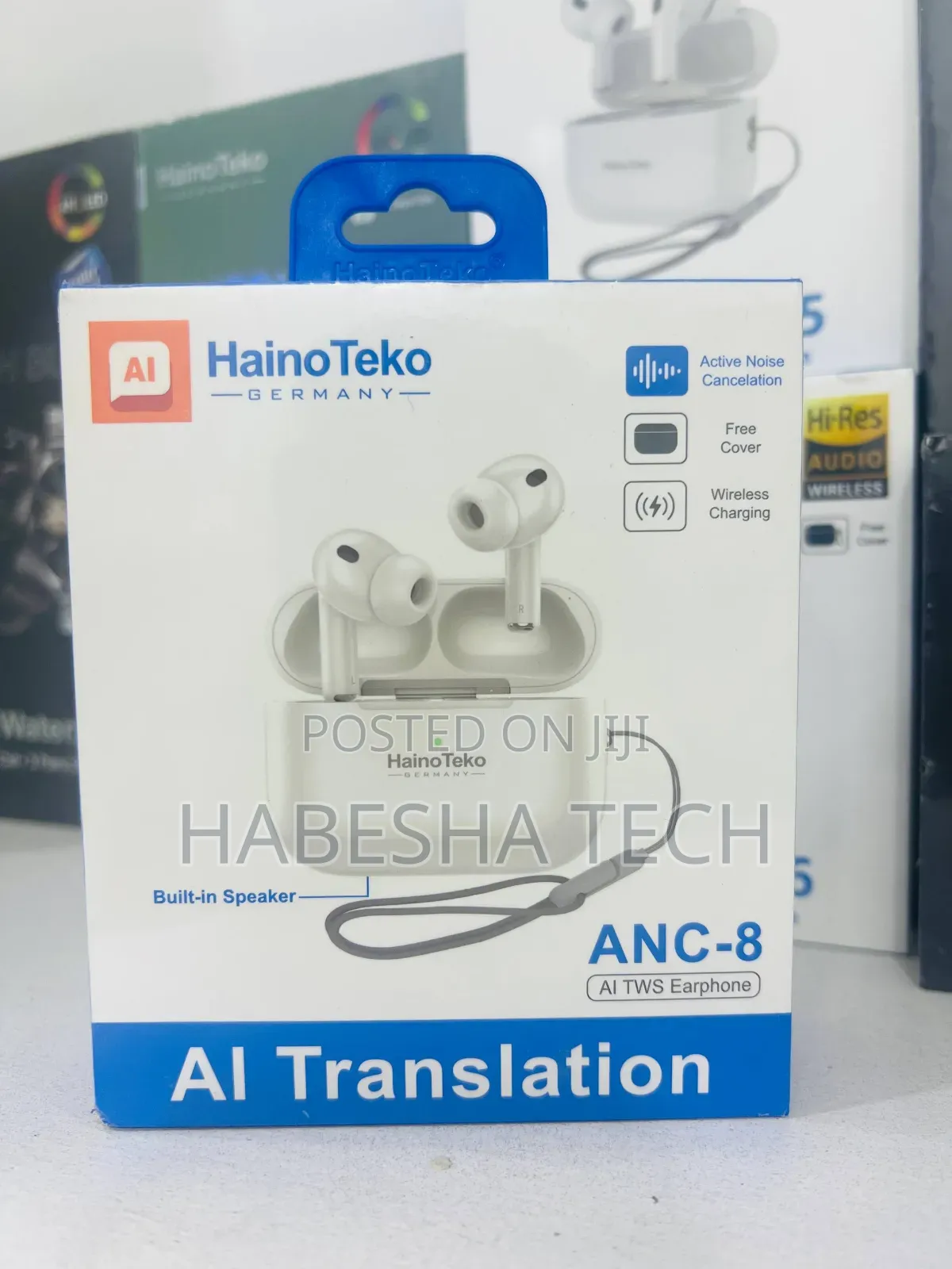 Airpod HainoTeko ANC-8 — One Pair, Smarter Communication