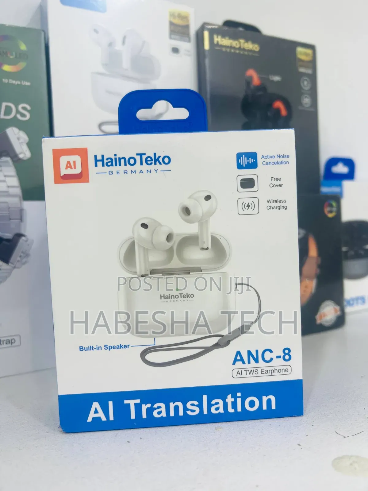 Airpod HainoTeko ANC-8 — Modern Audio With AI Translation