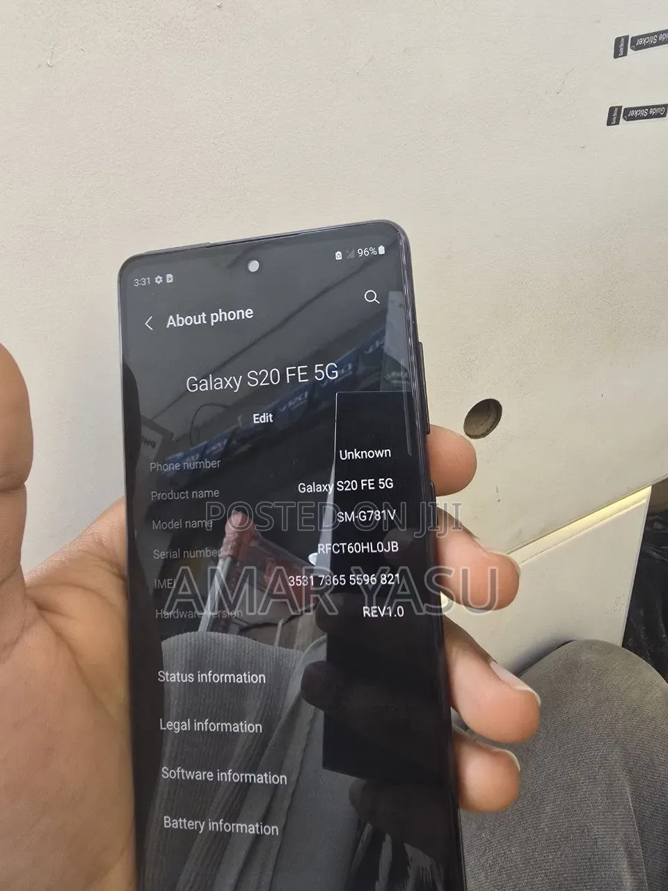 Samsung Galaxy S20 FE 5G 128 GB Blue