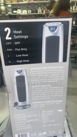 Ceramic Fan Heaters 2000.Wat Delivery