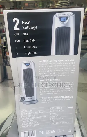 Ceramic Fan Heaters 2000.Wat Delivery