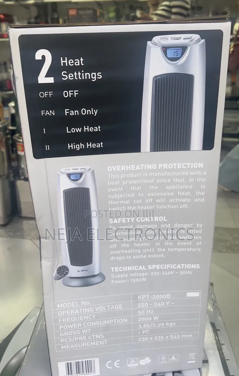 Ceramic Fan Heaters 2000.Wat Delivery