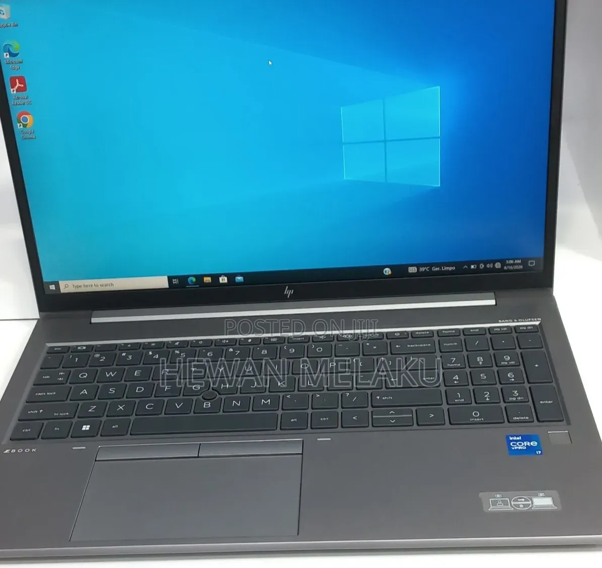 New Laptop HP ZBook 15 16GB Intel Core i7 SSD 512GB