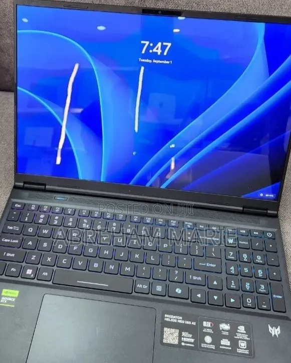 New Laptop Acer Predator Helios Neo 16 32GB Intel Core Ultra 9 SSD 1T