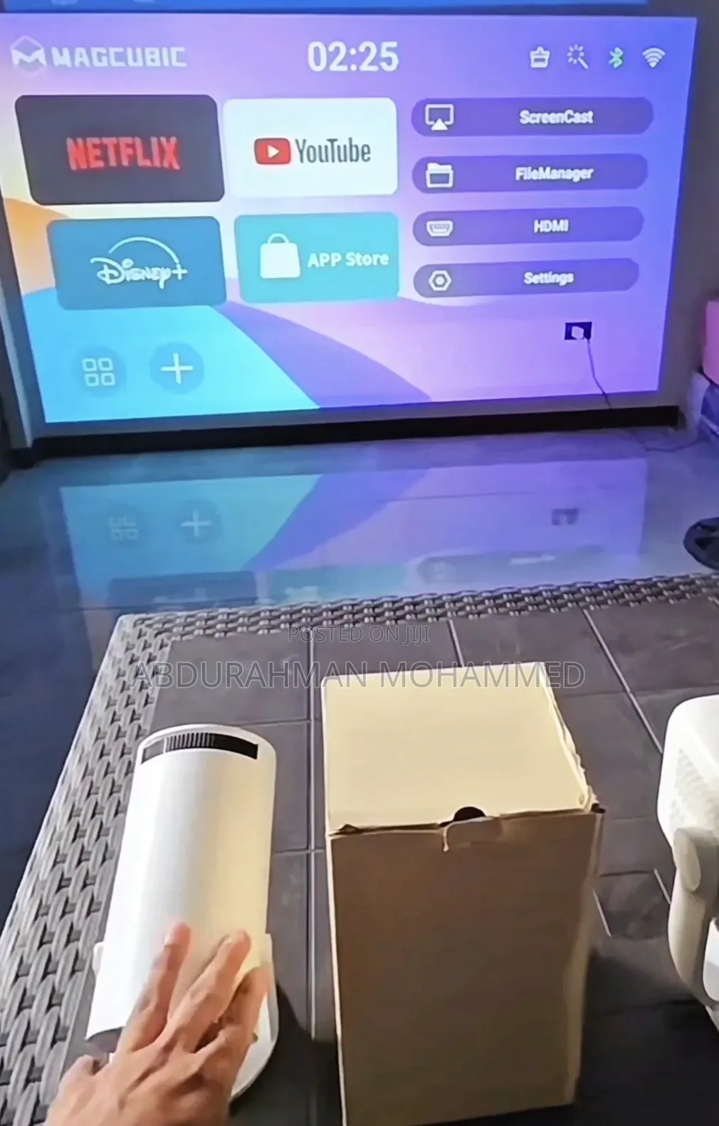 HY300 Ultra Smart Projector 720P | Bluetooth|USB|DSTV|Smart Mirror