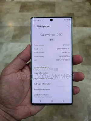 Samsung Galaxy Note 10 5G 256 GB Black