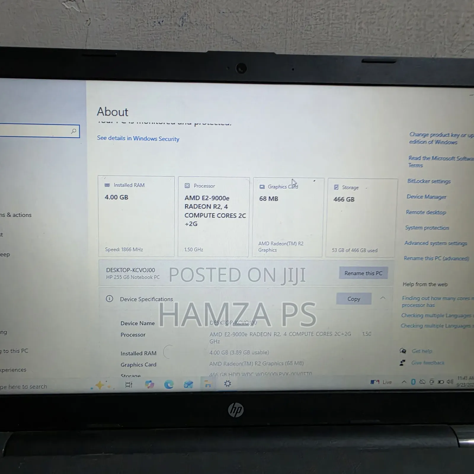 Laptop HP Stream Notebook 4GB Intel Core i3 HDD 500GB