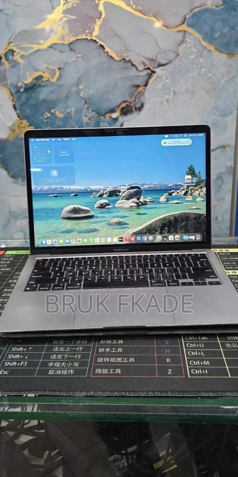 New Laptop Apple MacBook Air 2020 M1 8GB Apple M1 SSD 256GB