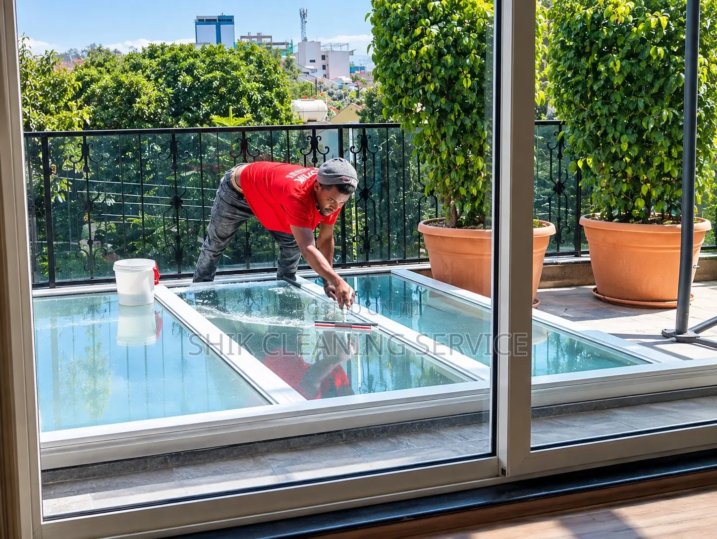 Professional Aluminum Window Cleaning