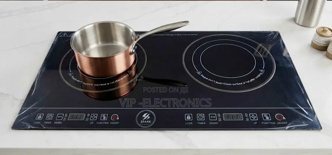 SPARK Electric Stove Cooker 2 Burner Electric Hot Plate Touch Contro