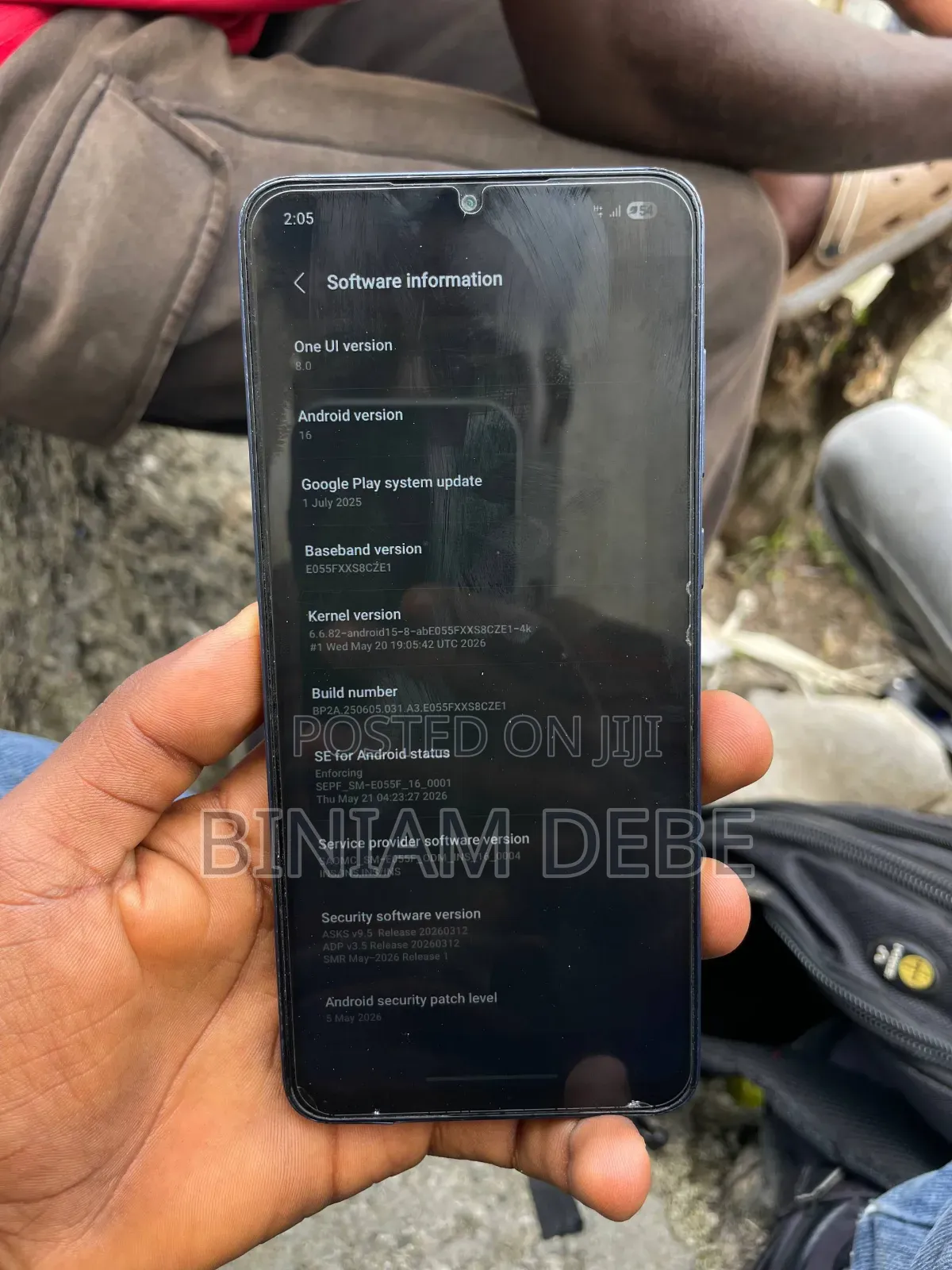 Samsung Galaxy F05 64 GB Blue
