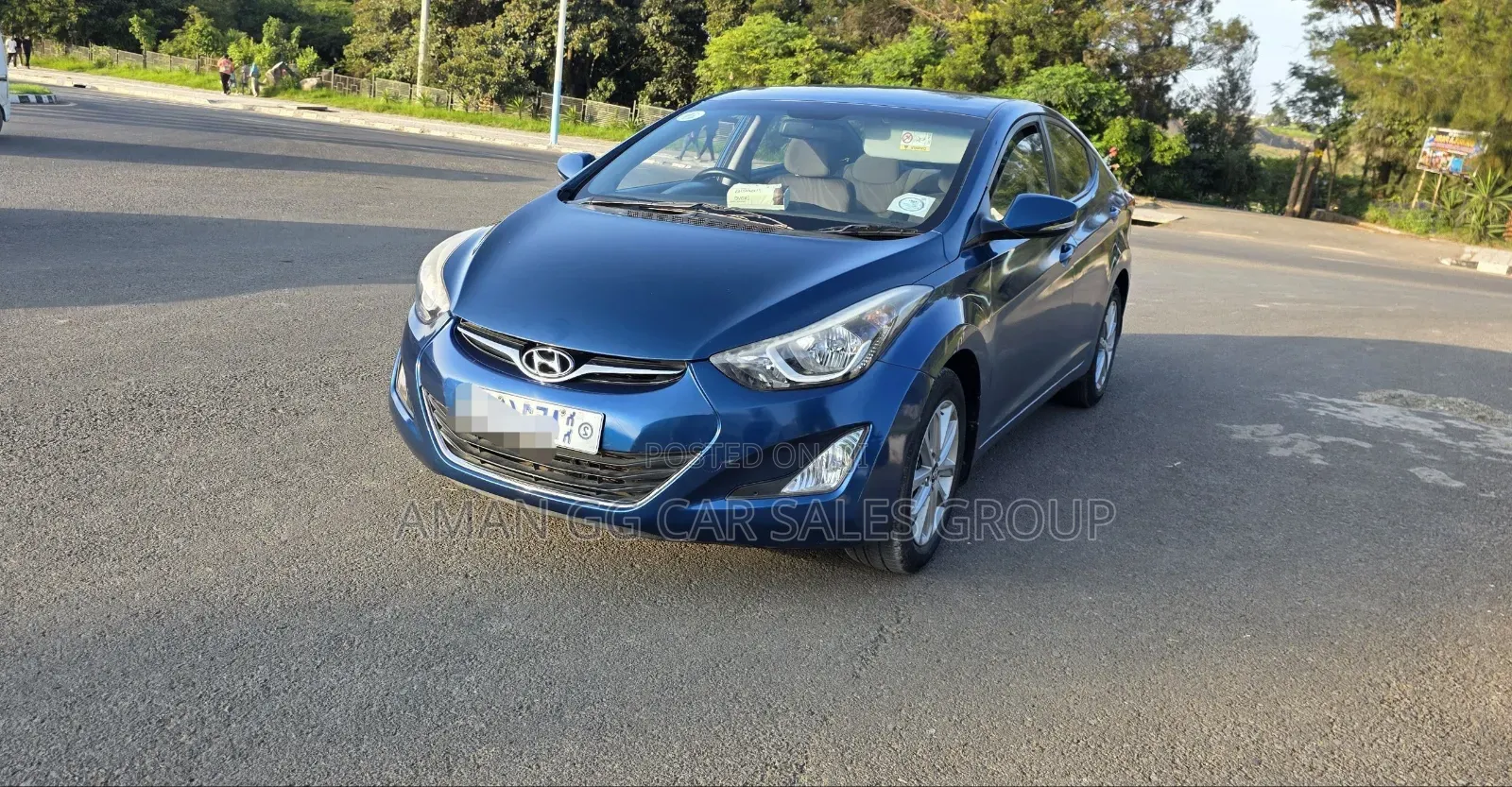 Hyundai Elantra 2014 Blue