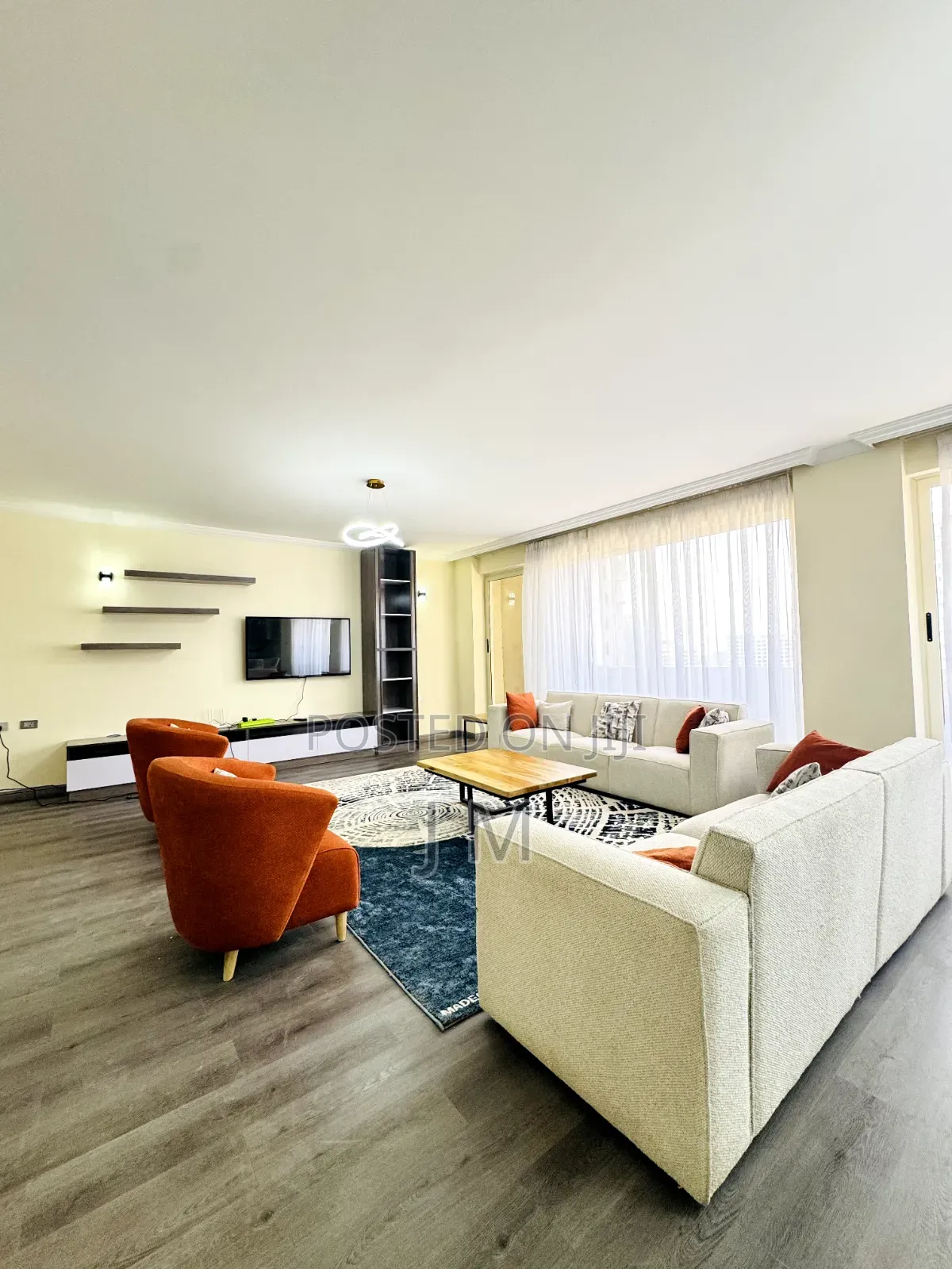 Furnished 3bdrm Apartment in Bole for rent