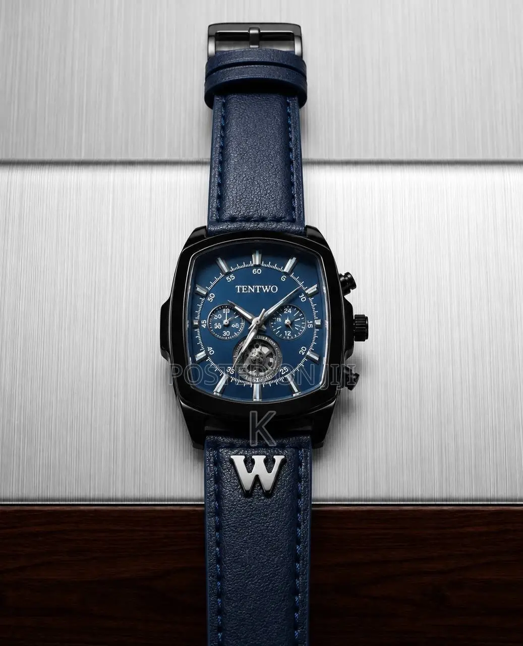 Tentwo Men's Watch Features a Square Stainless Steel Case