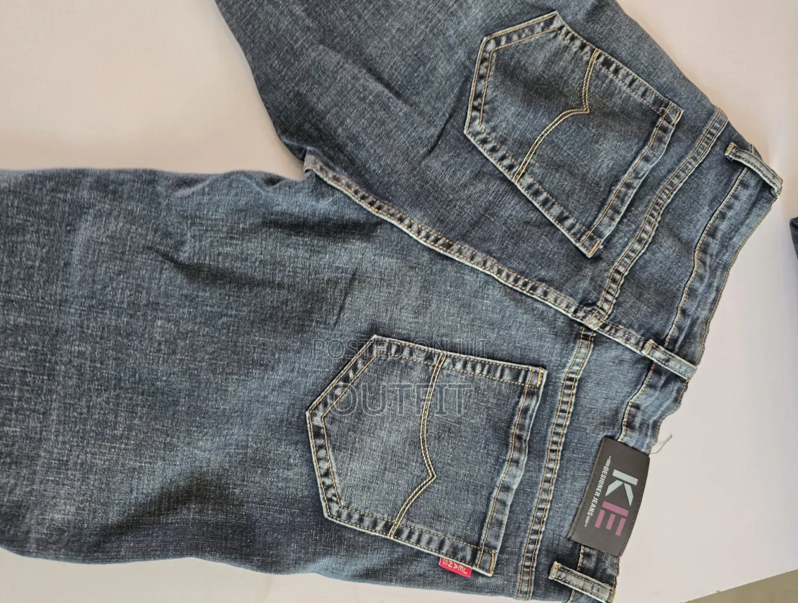 Classic Straight Leg Denim Jeans
