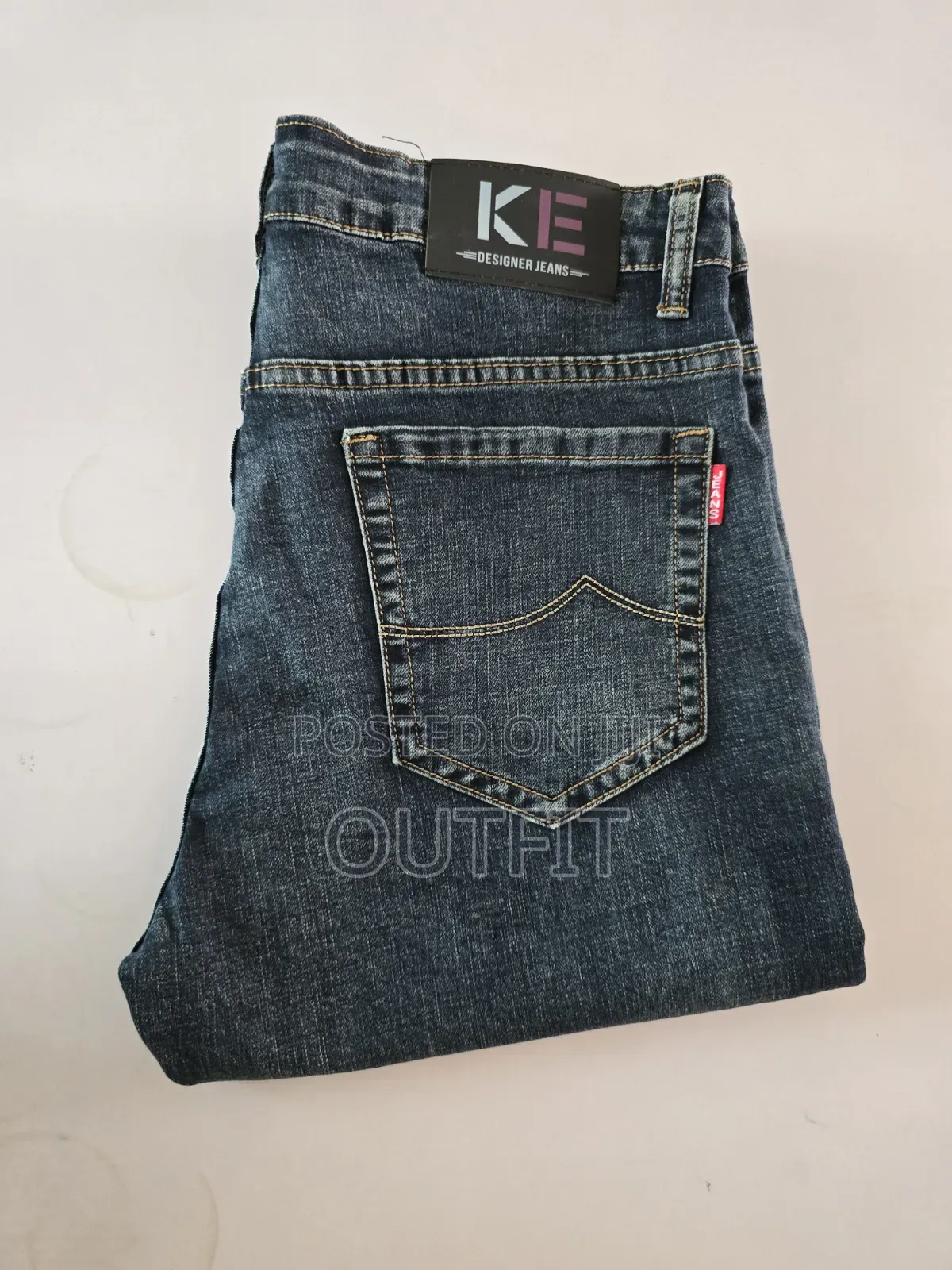Classic Straight Leg Denim Jeans