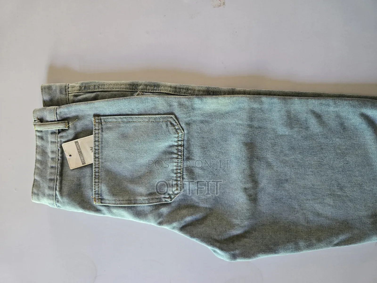 Wide Leg Denim Pants