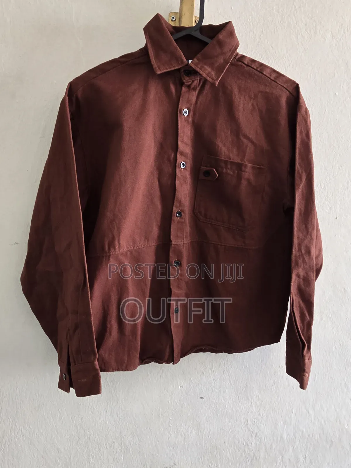 Long Sleeve Button Up Overshirt
