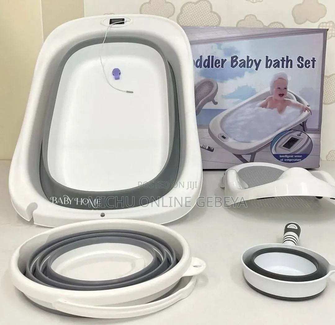 ሁሉን በ አንድ የያዘ ተጣጣፊ የልጆች ማጠቢያ/ 4in 1 Baby Bath Tub