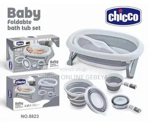 ሁሉን በ አንድ የያዘ ተጣጣፊ የልጆች ማጠቢያ/ 4in 1 Baby Bath Tub
