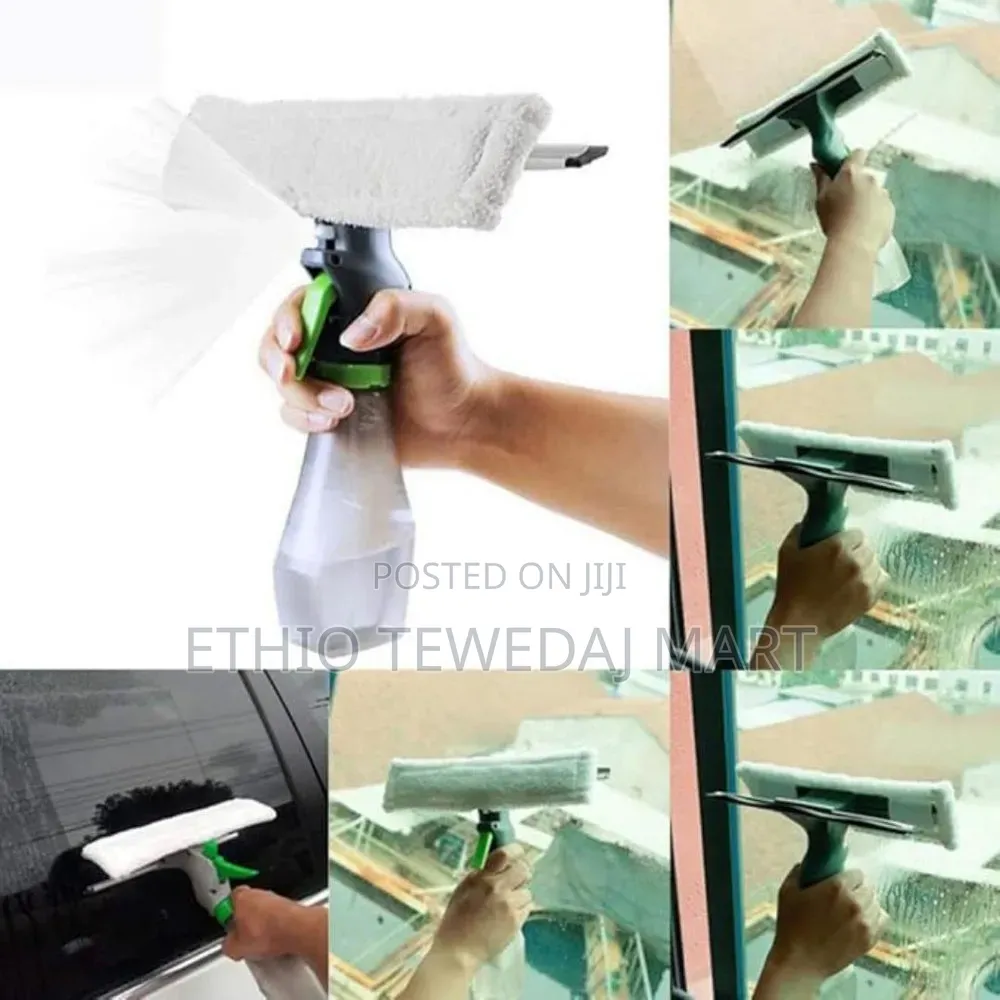 3-in-1 Spray Window Cleaner ዘመናዊ የመስታወት ማፅጃ