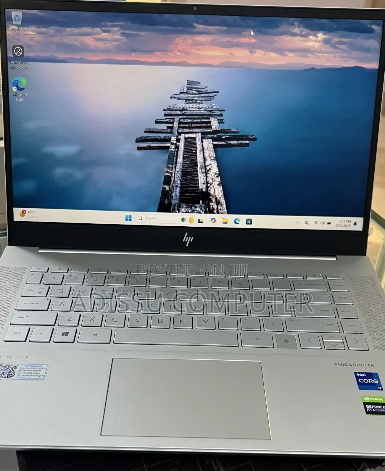 New Laptop HP Envy 15 16GB Intel Core i7 SSD 512GB