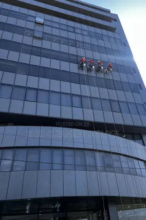 Professional High-Rise Window Façade Cleaning