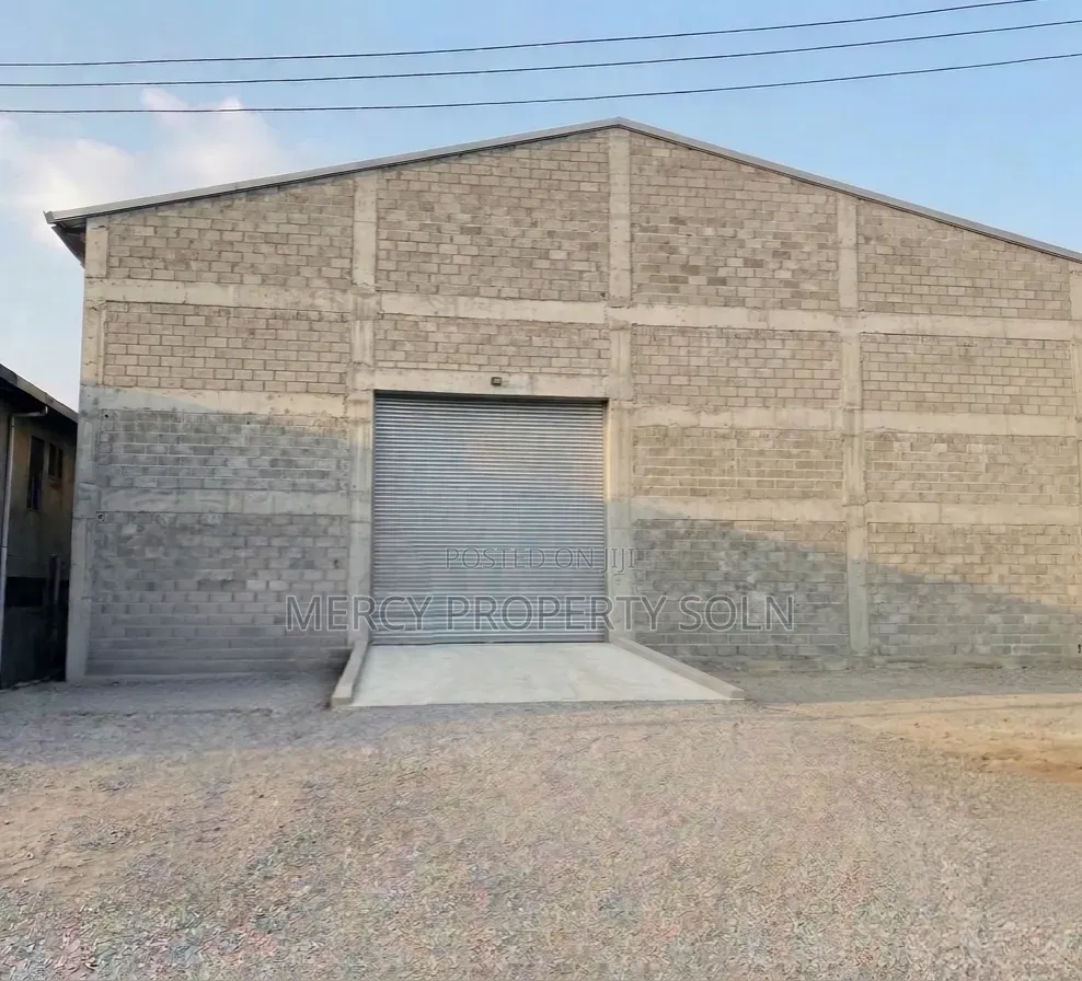 Warehouse for Rent Near Bole Addis Ababa Nice Location on Asphalt Road