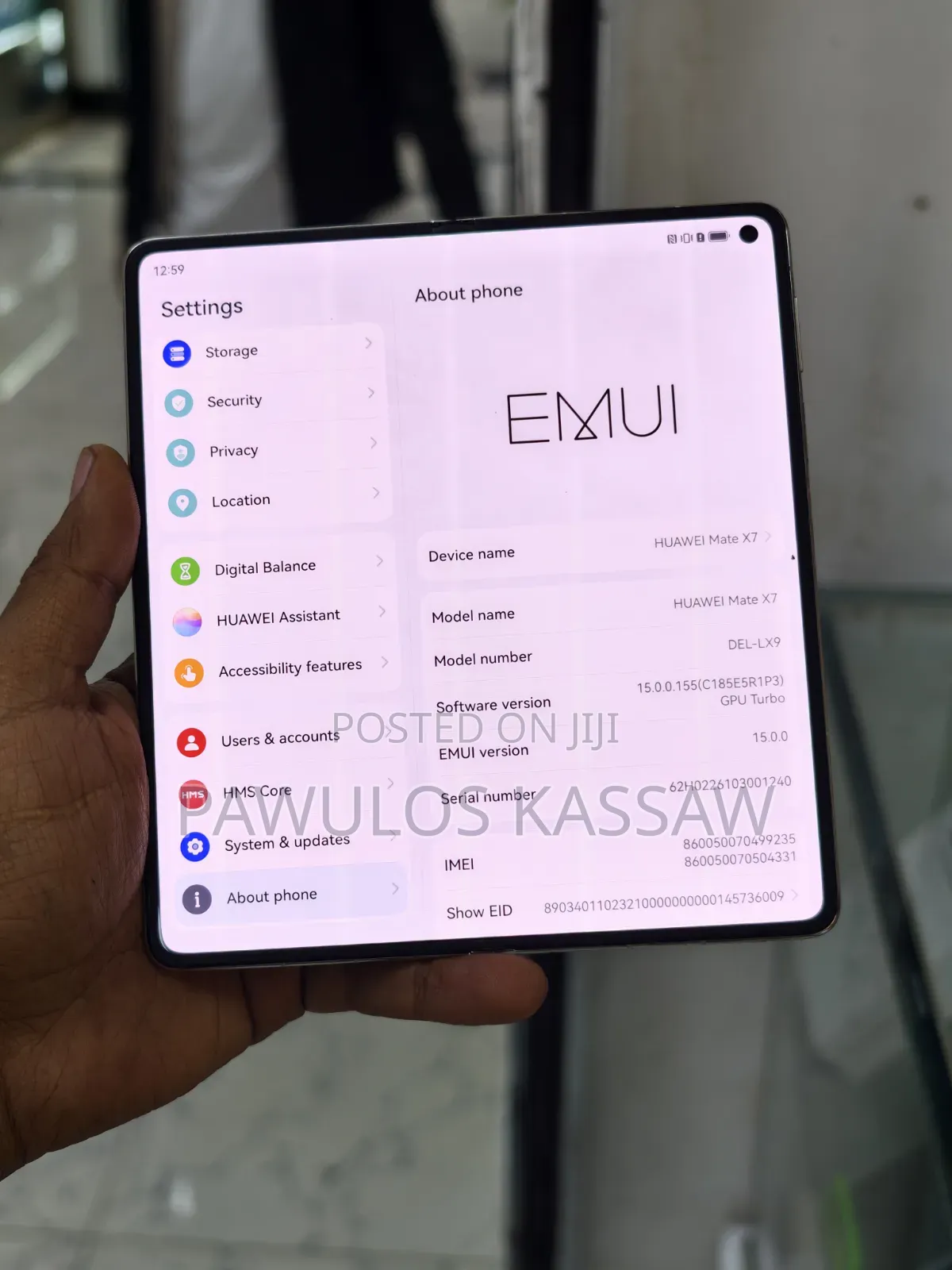 New Huawei Mate X7 512 GB Red