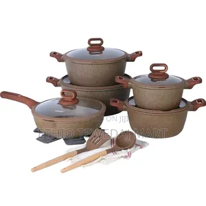 Non-Stick Cookware Set የማይዝ ድስት