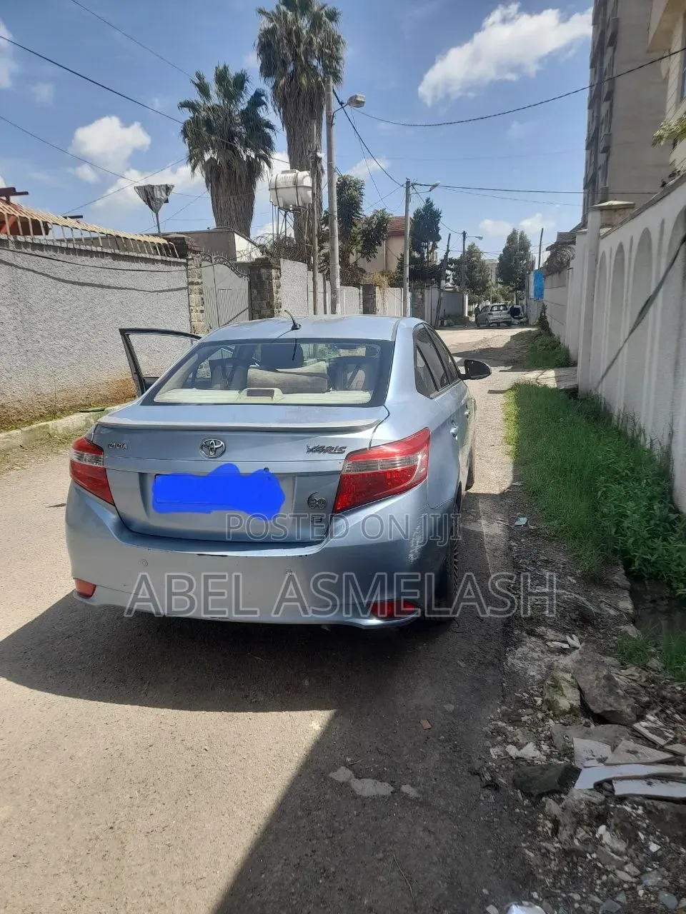 Toyota Yaris 2014 Blue