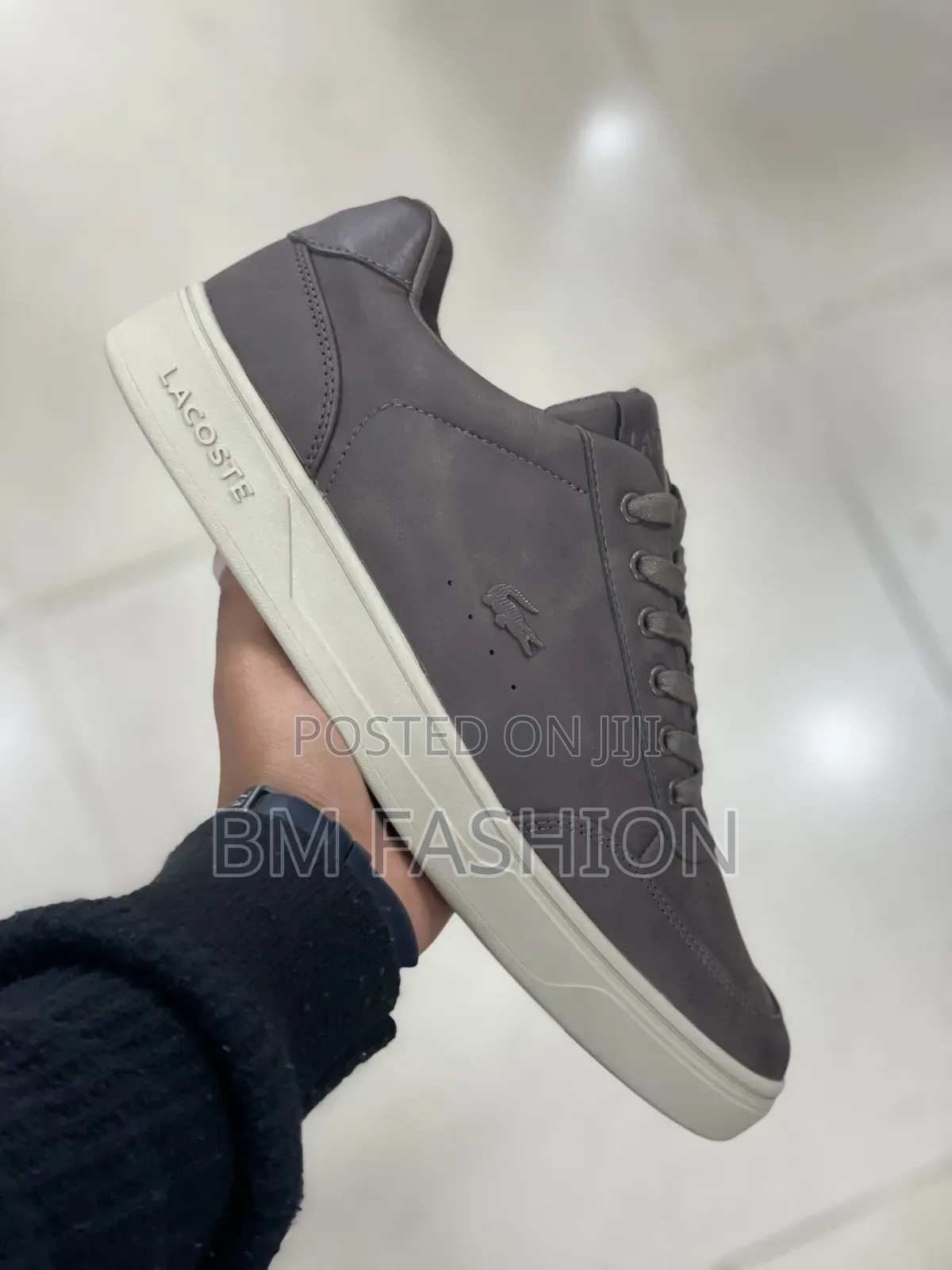Lacoste Men’s Mocha Casual Lace-Up Sneakers – Stylish Everyday Shoes