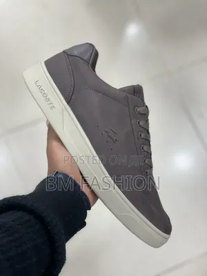 Lacoste Men’s Mocha Casual Lace-Up Sneakers – Stylish Everyday Shoes