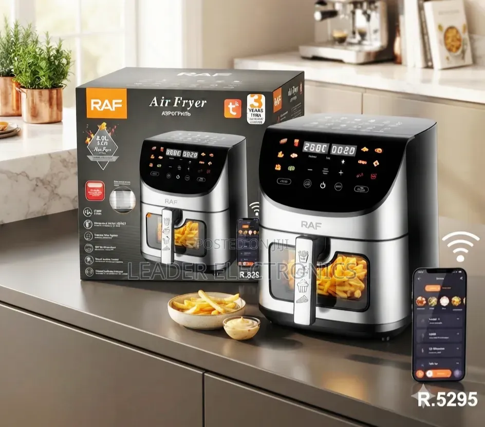 Raf Air Fryer 8L Smart – Large Capacity | Fast, Healthy Convenient