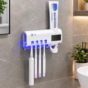 Multi Functional Toothbrush Sterilizer Dispenser