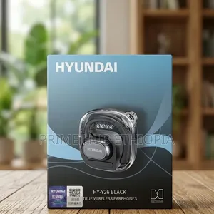 Hyundai HY-Y26 Black Wireless Earphones Your Perfect Audio Companion