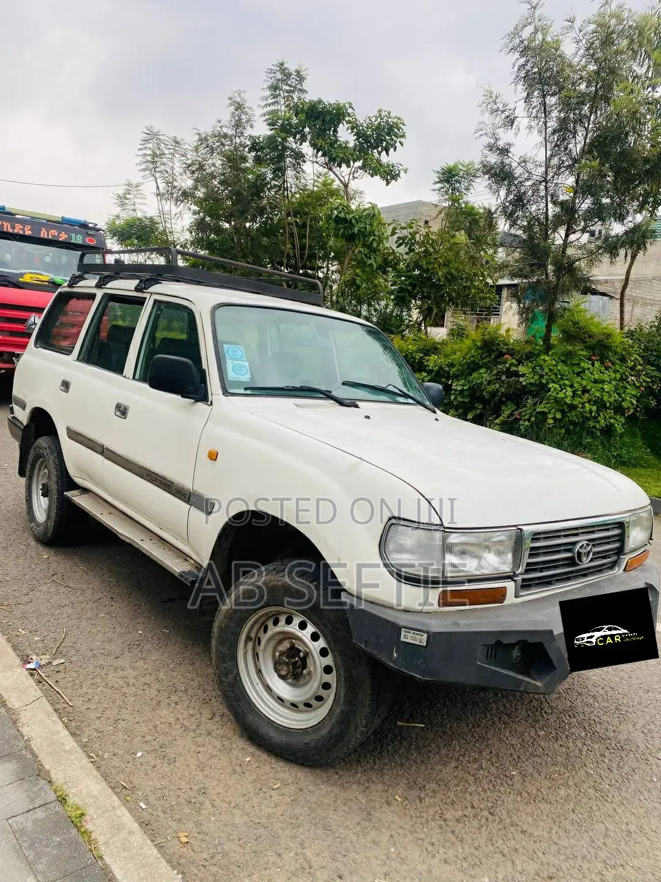 Toyota Land Cruiser 90 1997 White
