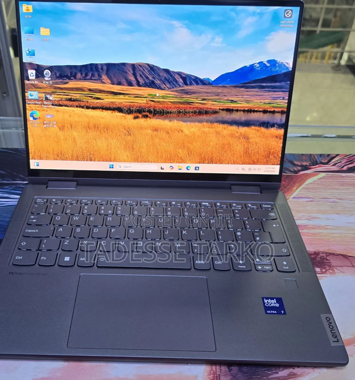 New Laptop Lenovo Yoga 7i 16GB Intel Core Ultra 7 SSD 512GB