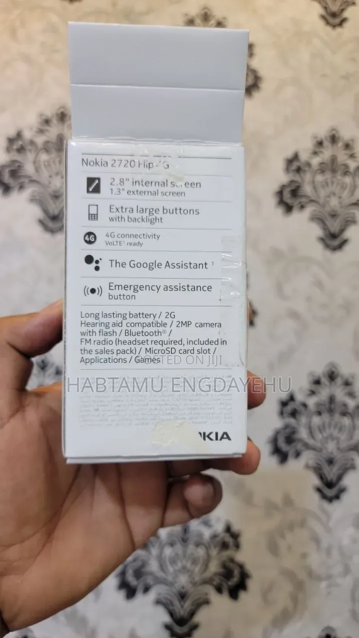 New Nokia 2720 Flip 512 GB Black