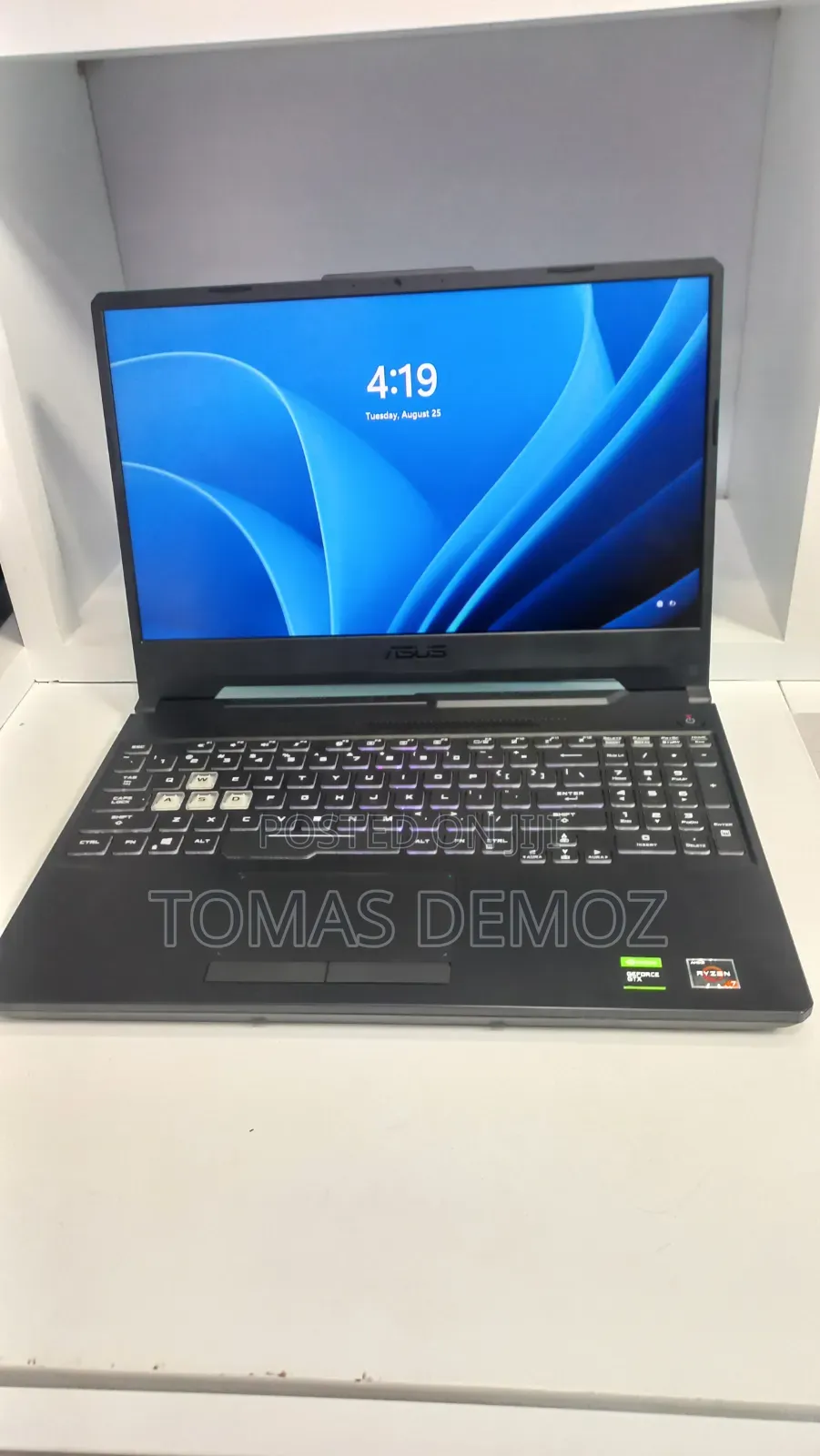 New Laptop Asus TUF Gaming A15 16GB AMD Ryzen 7 SSD 512GB