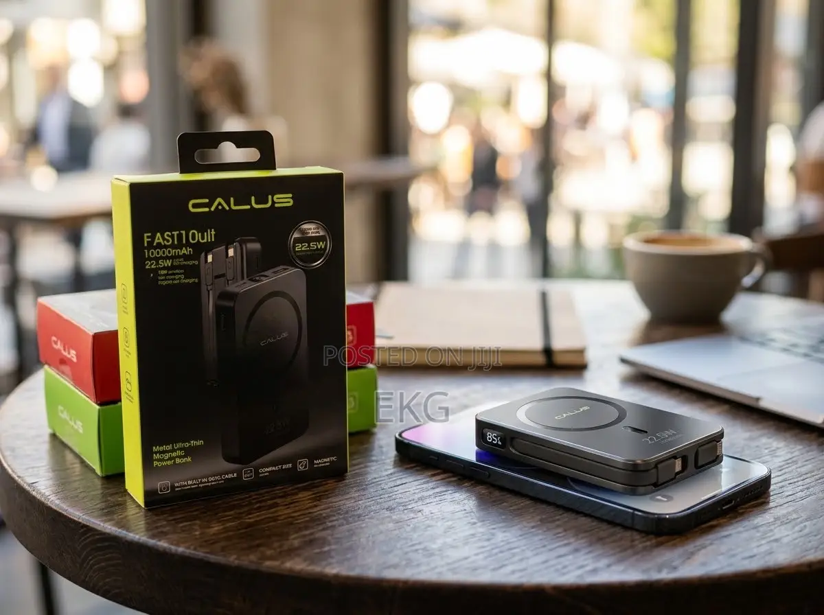CALUS 10000mAh Magnetic Wireless Power Bank ኦሪጅናል ፓወር ባንክ