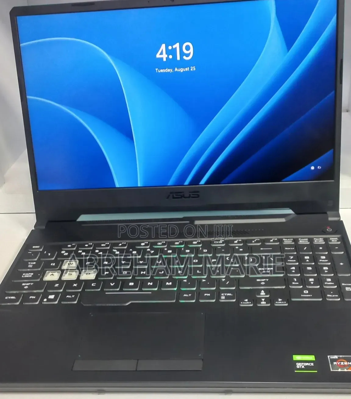 New Laptop Asus TUF Gaming A15 16GB AMD Ryzen 7 SSD 512GB