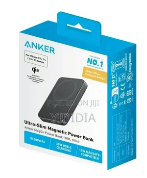 Anker MagGo 10,000mAh Magnetic Power Bank | 30W USB-C | 15W MagSafe