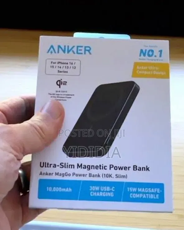 Anker MagGo 10,000mAh Magnetic Power Bank | 30W USB-C | 15W MagSafe