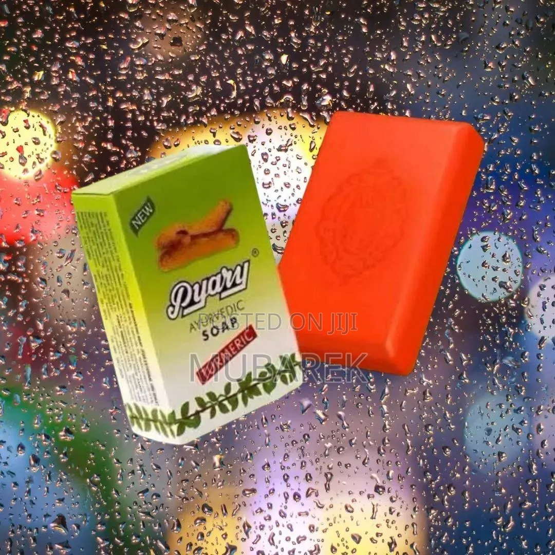 Natural Turmeric Soap صابون بياري با
