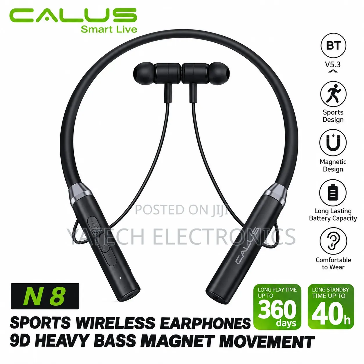 Callus N8 Sports Wireless Earphones